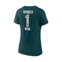 Women's Branded Midnight Green Philadelphia Eagles Team Mother's Day V-Neck T-shirt