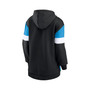 Women's Branded Black, Blue Carolina Panthers Lock It Down Pullover Hoodie