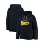 Women's Navy Milwaukee Brewers Plus Size Side Split Pullover Hoodie