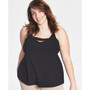 Trendy Plus Size Zip-Back Halter Top, Created for Macy's