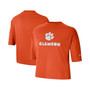 Women's Orange Clemson Tigers Crop Performance T-shirt