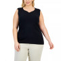 Plus Size Sweetheart-Neck Tank Top, Created for Macy's