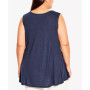 Plus Size Fit N Flare Tank Top