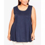 Plus Size Fit N Flare Tank Top