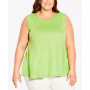 Plus Size Fit N Flare Tank Top