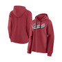 Women's Branded Cardinal Arizona Cardinals First Contact Raglan Pullover Hoodie