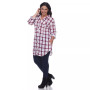 Plus Piper Stretchy Plaid Tunic