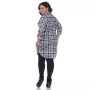 Plus Piper Stretchy Plaid Tunic