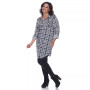 Plus Piper Stretchy Plaid Tunic