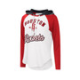 Women's White Houston Rockets MVP Raglan Hoodie Long Sleeve T-shirt