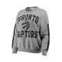 Women's Gray Toronto Raptors Slouchy Rookie Pullover Sweatshirt