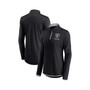 Women's Branded Black Las Vegas Raiders Worth the Drive Quarter-Zip Top