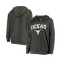 Women's Charcoal Texas Longhorns Plus Size Notch Neck Pullover Hoodie