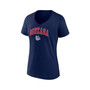 Women's Branded Navy Gonzaga Bulldogs Evergreen Campus V-Neck T-shirt