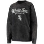 Women's Black Chicago White Sox Comfy Cord Pullover Sweatshirt