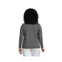 Women's Plus Size Relaxed Supima Cotton Long Sleeve Crewneck T-Shirt