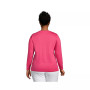 Women's Plus Size Relaxed Supima Cotton Long Sleeve Crewneck T-Shirt