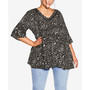 Plus Size Lizzie Tiered Tunic Top