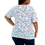Plus Size Shoreline Boat-Neckline Top, Created for Macy's