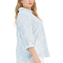 Trendy Plus Size Printed Utility Shirt