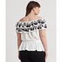Plus Size Off-The-Shoulder Peplum Top