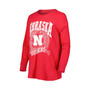 Women's Scarlet Nebraska Huskers Big Country Laurels Long Sleeve T-shirt
