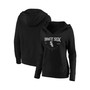 Women's Black Chicago White Sox Core Live For It V-Neck Pullover Hoodie