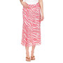 Women's Zebra-Print Midi Skirt