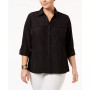 Plus Size Utility Blouse