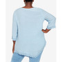 Plus Size Ellie Pintuck Lace Top