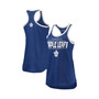 Women's Blue Toronto Maple Leafs Showdown Slub Racerback Tank Top
