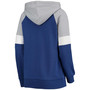 Women's Blue-Gray Toronto Maple Leaf's Shutout Raglan Pullover Hoodie