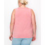 Plus Size Scoop Neck Swing Tank Top