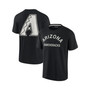 Men's and Women's Black Arizona Diamondbacks Super Soft Short Sleeve T-shirt