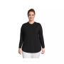 Women's Plus Size Long Sleeve Jersey A-line Tunic