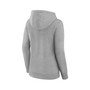 Women's Branded Gray Tampa Bay Lightning Simplicity Crossover V-Neck Pullover Hoodie