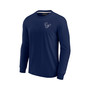 Men's and Women's Navy Houston Texans Super Soft Long Sleeve T-shirt