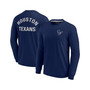 Men's and Women's Navy Houston Texans Super Soft Long Sleeve T-shirt