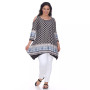 Plus Size Antonia Cut-Out Shoulder Tunic