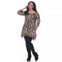 Plus Size Antonia Cut-Out Shoulder Tunic