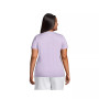 Women's Plus Size Relaxed Supima Cotton Short Sleeve V-Neck T-Shirt