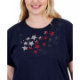 Plus Size Americana Short-Sleeve T-Shirt