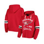 Women's Crimson Indiana Hoosiers Super Pennant Pullover Hoodie