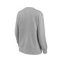 Women's Branded Heathered Gray Las Vegas Raiders Jump Distribution Tri-Blend Pullover Sweatshirt