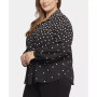 Plus Size Modern Collared Blouse