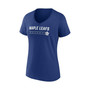 Women's Branded Blue, Gray Toronto Maple Leafs Parent 2-Pack V-Neck T-shirt Set