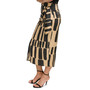 Women's Geometric-Print Wrap-Front Skirt
