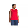 Women's Plus Size Supima Cotton Crew Neck Tank Top