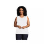 Women's Plus Size Supima Cotton Crew Neck Tank Top