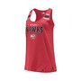 Women's Red Atlanta Hawks Scoop-Neck Racerback Tank Top